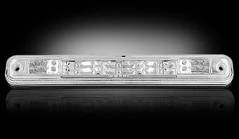 GMC & Chevy 94-98 CK Sierra & Silverado (Fits Reg & Crew Cab Only) - Red LED 3rd Brake Light Kit w/ White LED Cargo Lights - Clear Lens