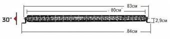 Фары SAE-Серия SR30″ (28 светодиодов) дополнительный дальний свет + ДХО 