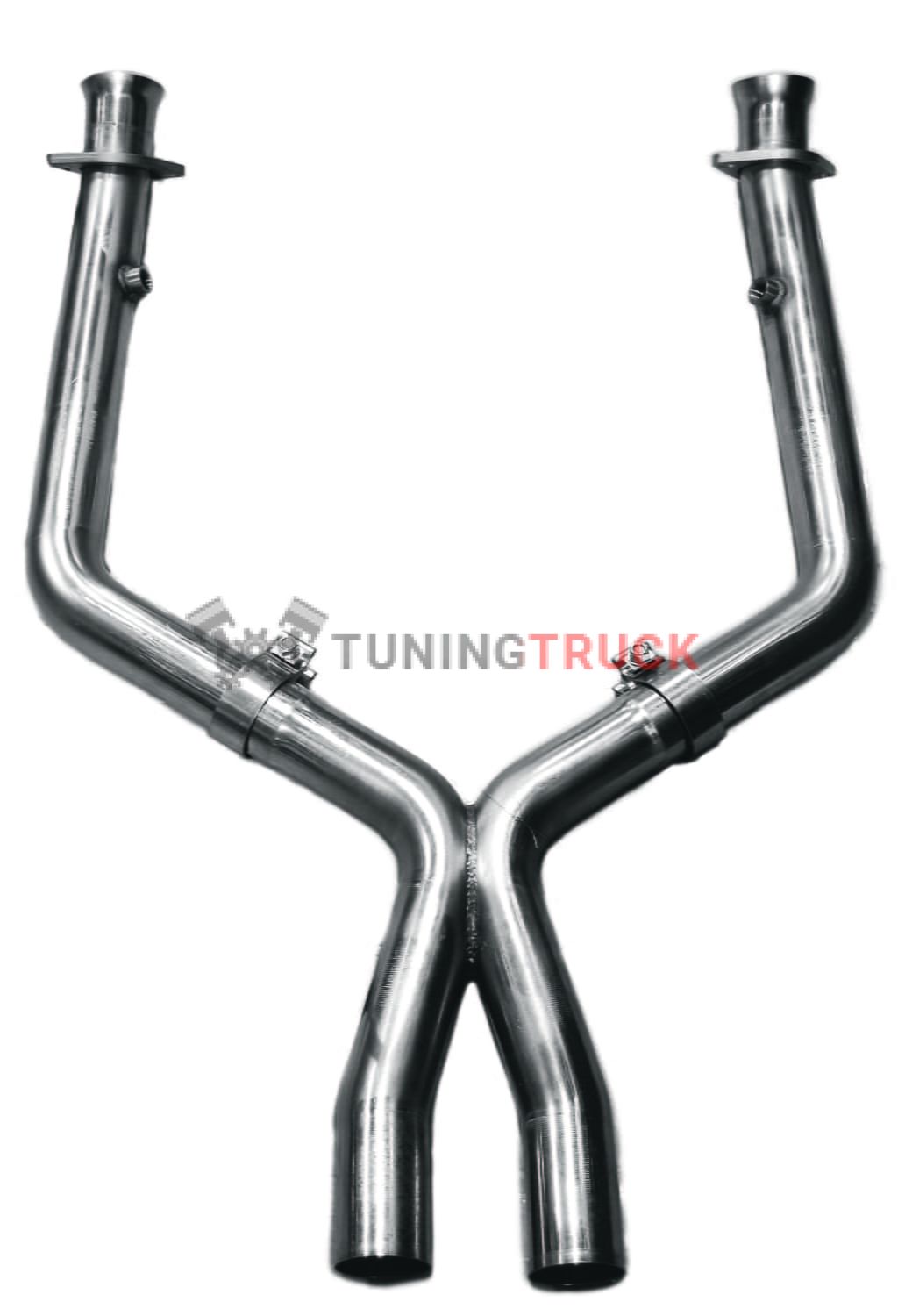 Приемные трубы X-Pipe без кат. для Mustang GT, 2005-2010, 2.5'' х 2.5''