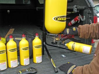 Inverted Tank Transfill Station, ITT Stand, Super Scale, Power Filler 1, Cap w/ hook