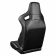 Спортивные сиденья анатомические серии Elite-X Series Sport Seats - Black Diamond (Double White Stitching / White Piping)