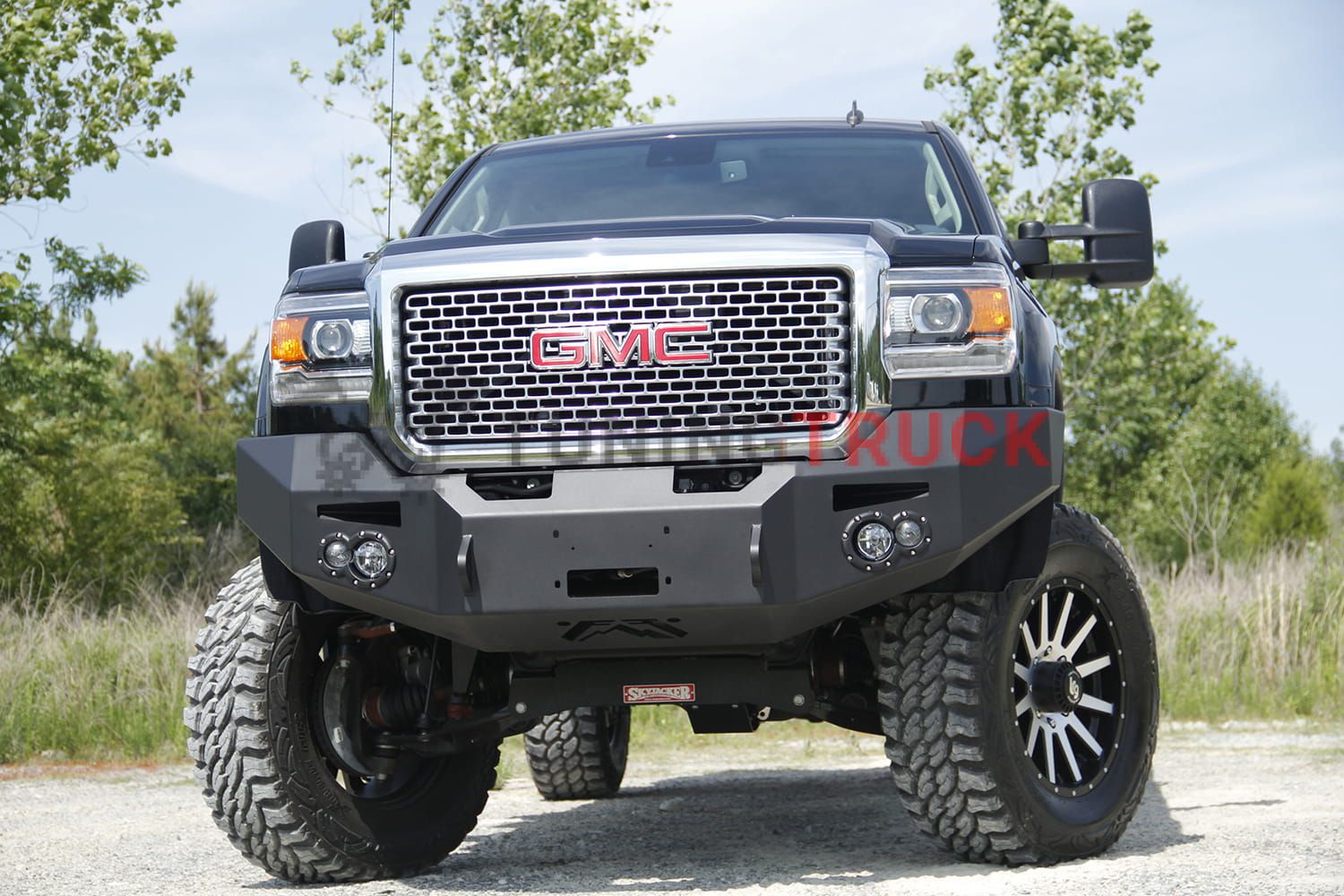 2015-2017 GMC Heavy Duty Winch Bumper w/ No Grill Guard Bare