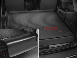 Коврёр багажника Chevrolet Tahoe|Cadillac Escalade 2014+ (с защитой бампера)