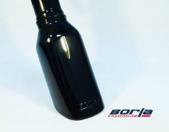 20161 Насадка №48 - вход 57 мм, диаметр 83х89 мм, длина 200 мм (черный хром), шт