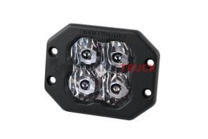 Белый врезной LED-модуль SS3 Pro SAE с белой подсветкой, водительский свет