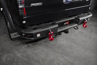 Задний силовой бампер BMS ALFA для Ford F-150 Raptor 2009-14, полимерное покрытие