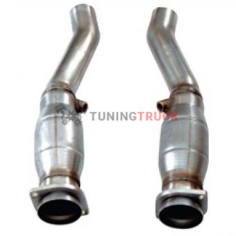 Соединительные трубы с кат. для Cadillac CTS-V LS6/LS2  5.7L/6.0L, 3'' x 2.5''