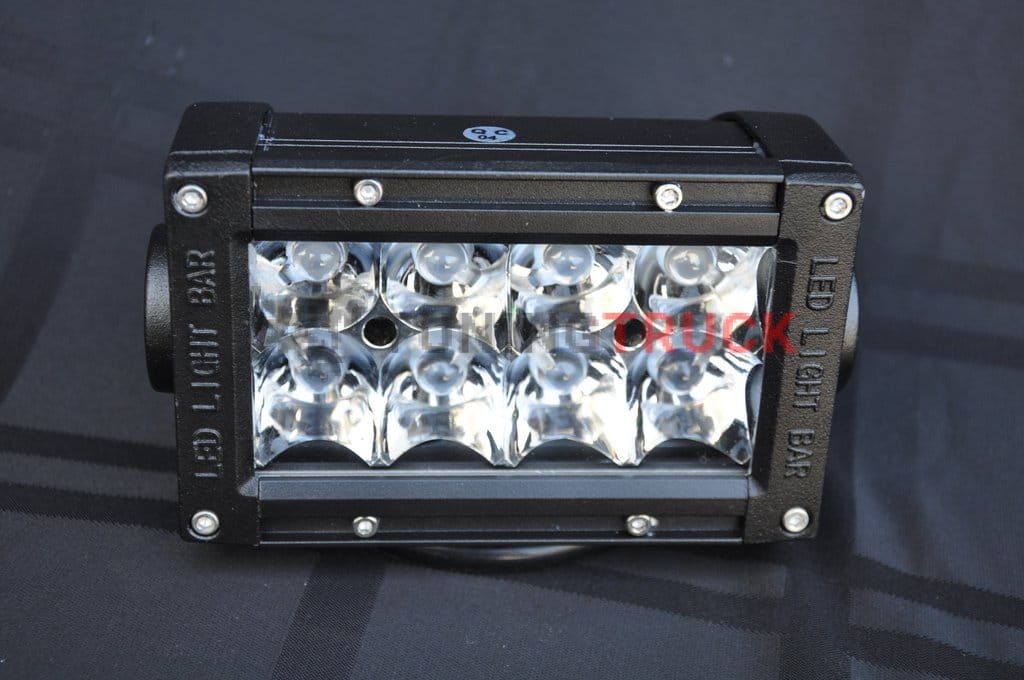 5" Light Bar 24W Flood/Spot 3W LED Chrome