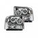 Ford Superduty 05-07 F250/F350/F450/F550 PROJECTOR HEADLIGHTS - Clear / Chrome