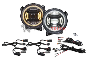 Светодиодные фары головного света для Jeep JL Wrangler 2018-22