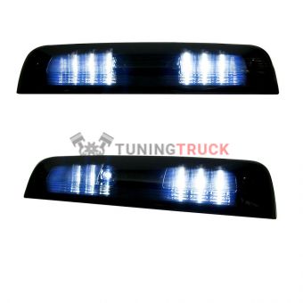 Toyota Tundra 07-17 - Red LED 3rd Brake Light Kit w/ White LED Cargo Lights - Clear Lens