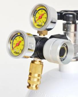 Набор "A" с кронштейном для пола и матово-черным баллоном CO2 10 lb