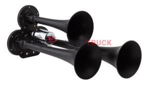 Black Triple Air Horn