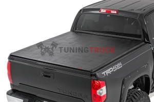 Крышка кузова мягкая трёхсекционная виниловая для Toyota Tundra 2014-2018