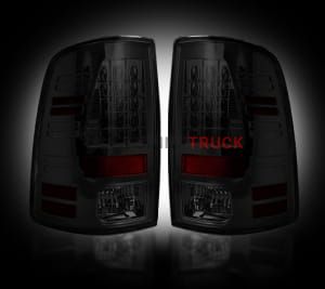 Dodge 13-17 RAM 1500/2500/3500 LED TAIL LIGHTS (Replaces Factory OEM LED Tail Lights ONLY) - Smoked Lens