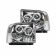 Ford Superduty 05-07 F250/F350/F450/F550 PROJECTOR HEADLIGHTS - Clear / Chrome