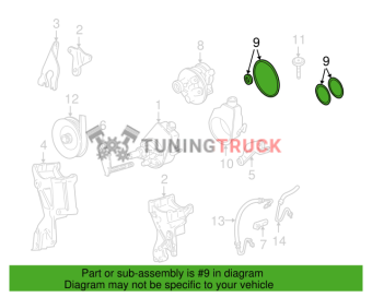 Ремкомплект помпы гидроусилителя руля для Hummer H2 GM 15825938 