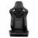 Спортивные сиденья анатомические серии Elite-X Series Sport Seats - Black Diamond (Double Grey Stitching / Black Piping)