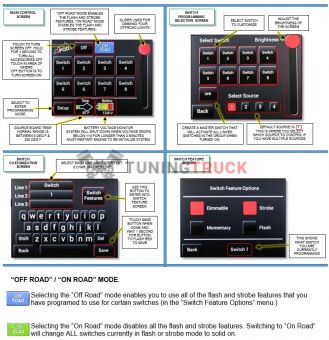 JK Swicth Panel 8 Circuit Source SE W/Touchscreen 07-17 Wrangler JK sPOD