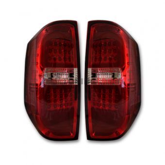 Toyota Tundra 14-17 LED Taillights - Red Lens