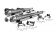 Однорядная LED балка 30'' серии Chrome CREE для бампера FORD F250 Super Duty 4WD/2WD  2011-16 (2 штуки)