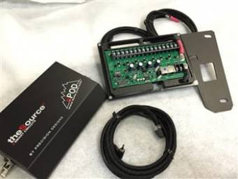 JK Switch Panel 8 Switch Dual Source SE 09-17 Wrangler JK Amber LED sPOD