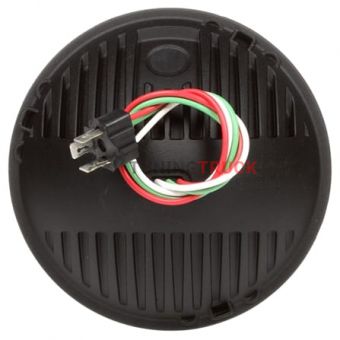 Фара головного света круглая 7", два диода, 12-24В, поликарбонатное стекло