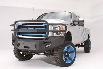 2011-2016 Ford Super Duty F250 - F350 Winch Bumper w/ Full Grill Guard