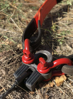 Шакл буксировочный FlatLink MultiMount, 3 отверстия - зеленый