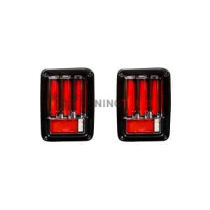 Jeep 07-17 JK Wrangler OLED Bar-Style LED Taillights - Red Lens