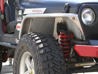 Защита колёсных арок для Jeep TJ/LJ алюминиевая GenRight