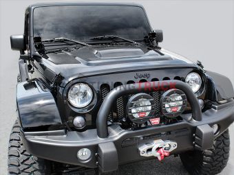 Капот  Heat Reduction для JEEP JK 2007-2016, JKU - 2007-2016.