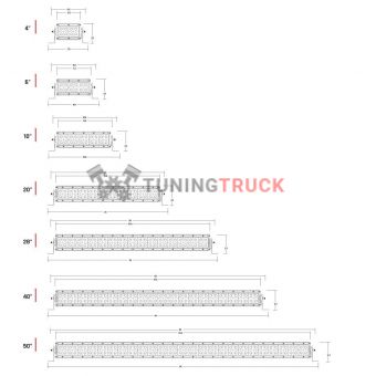Фара RIGID 6" Е-серия PRO - водительский свет 