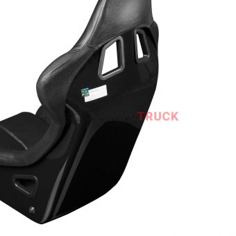 Спортивные сиденья анатомические серии FIA Approved Falcon Fixed Back Racing Seat - Black Leatherette