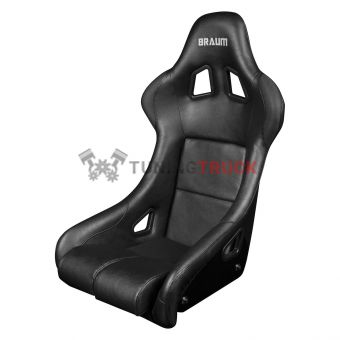 Спортивные сиденья анатомические серии FIA Approved Falcon Fixed Back Racing Seat - Black Leatherette