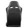 Спортивные сиденья анатомические серии Advan Series Sport Seats - Black Leatherette (Black Stitching)