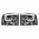 Ford Superduty 05-07 F250/F350/F450/F550 PROJECTOR HEADLIGHTS w/ Ultra High Power Smooth OLED HALOS & DRL - Clear / Chrome