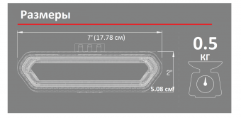 CHASE —Габарит/Стоп-сигнал/Стробоскоп  - янтарный цвет 