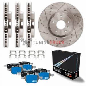 Комплект тормозных дисков и колодок для Toyota Tundra|Toyota Sequoia 2007-2018 серия ELITE xDS