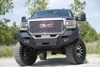 2015-2017 GMC Heavy Duty Winch Bumper w/ No Grill Guard Bare
