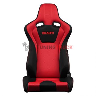 Чёрно/Красные спортивные сиденья анатомические серии Venom Sport Seats 