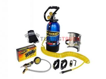 Набор "С" с кронштейном для пола с синим баллоном CO2 10 lb