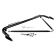 Кронштейн для установки ремней для 05-14 Ford Mustang Harness Bar Kit - Black Satin