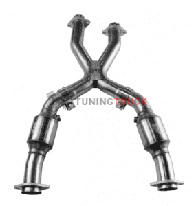 Приемные трубы X-Pipe с кат. Green, для Mustang GT|Cobra, 1999-2004, 3'' x 2.5''