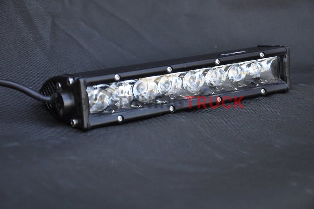 SLIM 10" Light Bar 50W Spot 5W CREE LED Black