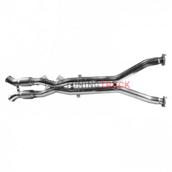 X-Pipe для Corvette C5, 1997-2004, 3'' x OEM', с кат. High Flow