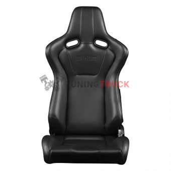 Чёрные спортивные сиденья анатомические серии Venom Sport Seats