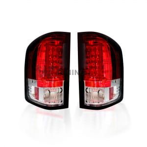 Chevy Silverado 07-13 Single-Wheel & 07-14 Dually & GMC Sierra 07-14 (Dually Only) 2nd GEN Body Style OLED TAIL LIGHTS - Red Lens