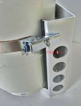 Propane Power Brkt., 11 lb. tank 11 lb. Worthington (2.5 gallon) or the Manchester 10 lb. with a 9" diameter