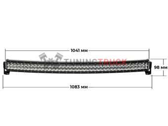 Балка светодиодная 40" RDS-Серия Дальний (Чёрная оптика) 